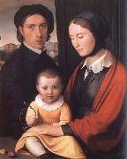 The Artist with his Family, Friedrich overbeck